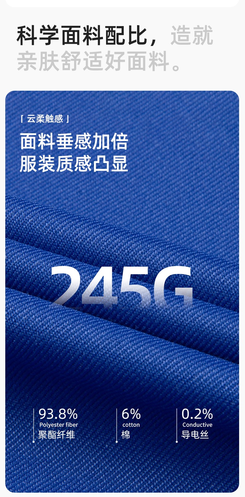 DL235 高端工作服套裝定制印字男春秋長袖車間工人夾克工裝勞保服印字(圖3)