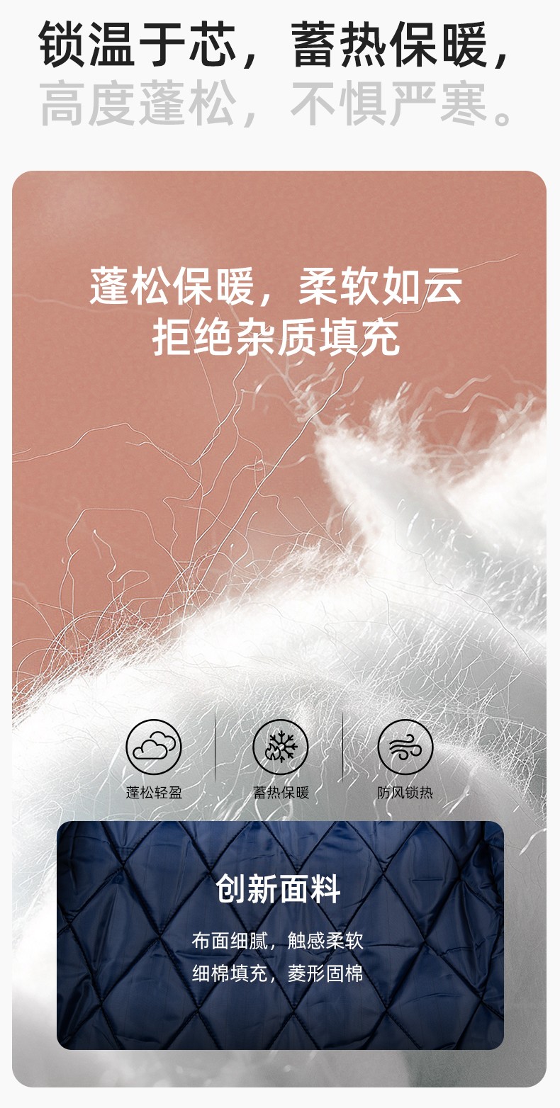 JC-160M 冬季可拆卸棉服工作服男反光條加厚保暖工裝電子化工車(chē)間廠服定制(圖4)