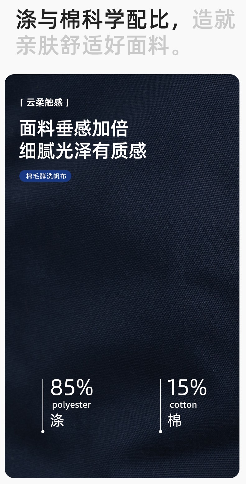 LJ-1806-1 春秋帆布加里子雙層勞保工作服套裝耐磨透氣工地干活工裝定制(圖3)